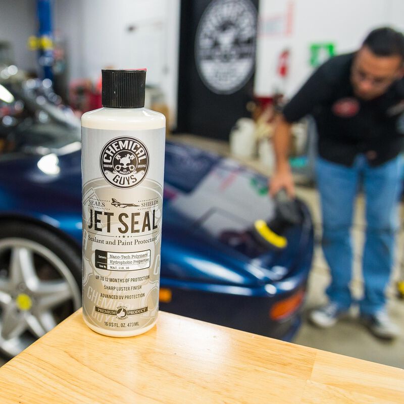 Phủ Bóng Xe ô tô, xe máy Chemical Guys Jet Seal Paint Protectant,dạng kem, Giữ xe luôn Sạch, Sáng Bóng như mới - 478ml