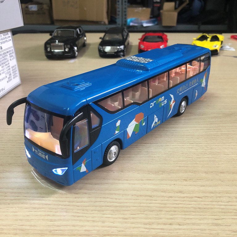 Mô hình Xe buýt đồ chơi bằng hợp kim tỉ lệ 1:32