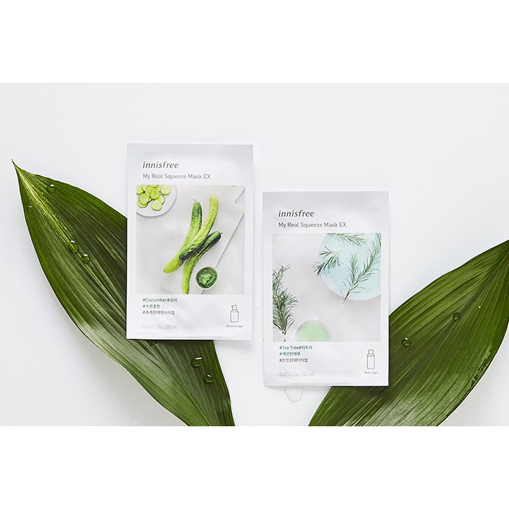 Mặt nạ Innisfree My Real Squeeze Mask EX - bao bì mới