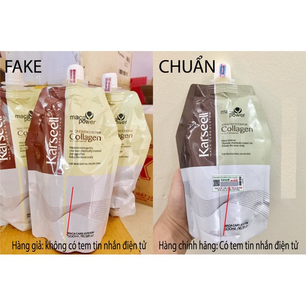 [Hàng Chuẩn] Kem Ủ Tóc Phục Hồi Hư Tổn Karseell Maca 500ml