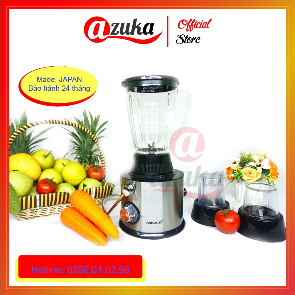 MÁY ÉP TRÁI CÂY,MÁY ÉP NHANH, ÉP CHẬM 4 IN 1 NIKAIO,  ÉP ĐA NĂNG, KIỆT BÃ RAU CỦ QUẢ _AZUKI SHOP