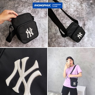 Túi đeo chéo nam nữ b214 monogram mini bag full black