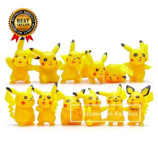 Set 12 Mô Hình Nhân Vật Pikachu