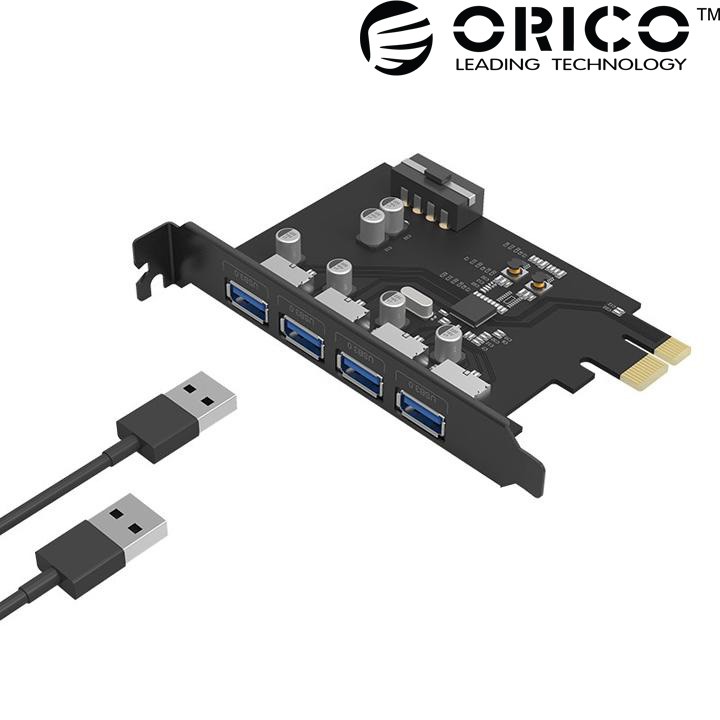 Card chuyển đổi PCI-E ra 4 cổng USB 3.0 Orico PME-4U