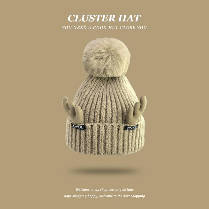 Mũ Len Dệt Kim Đính Tai Lạc Đà Dễ Thương Và Ngọt Ngào