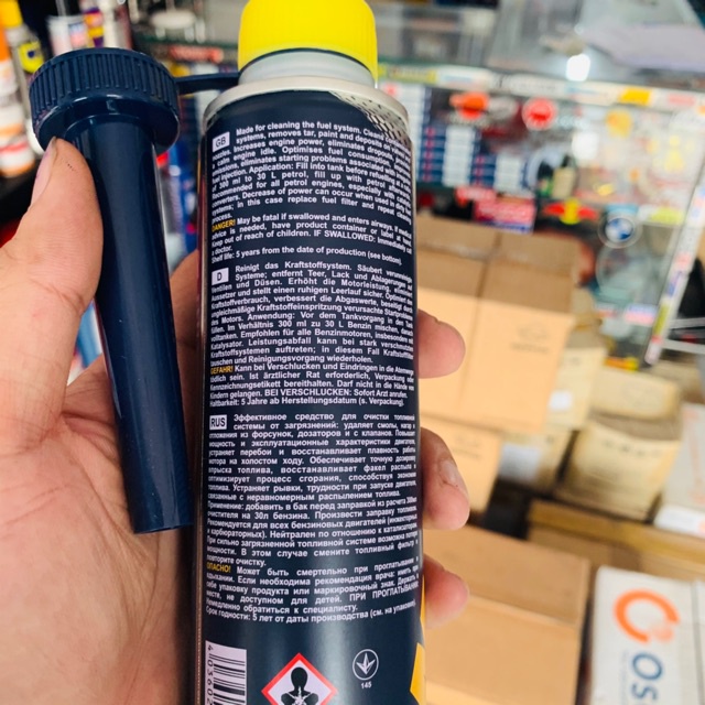 Dung dịch vệ sinh kim phun, súc rửa béc phun nhiên liệu Mannol 9981 nhập Đức 300ml