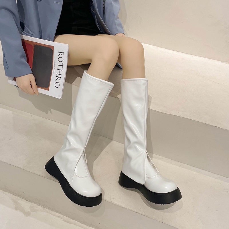 GIÀY BOOT ĐÙI KHÔNG KHOÁ XẺ TÀ