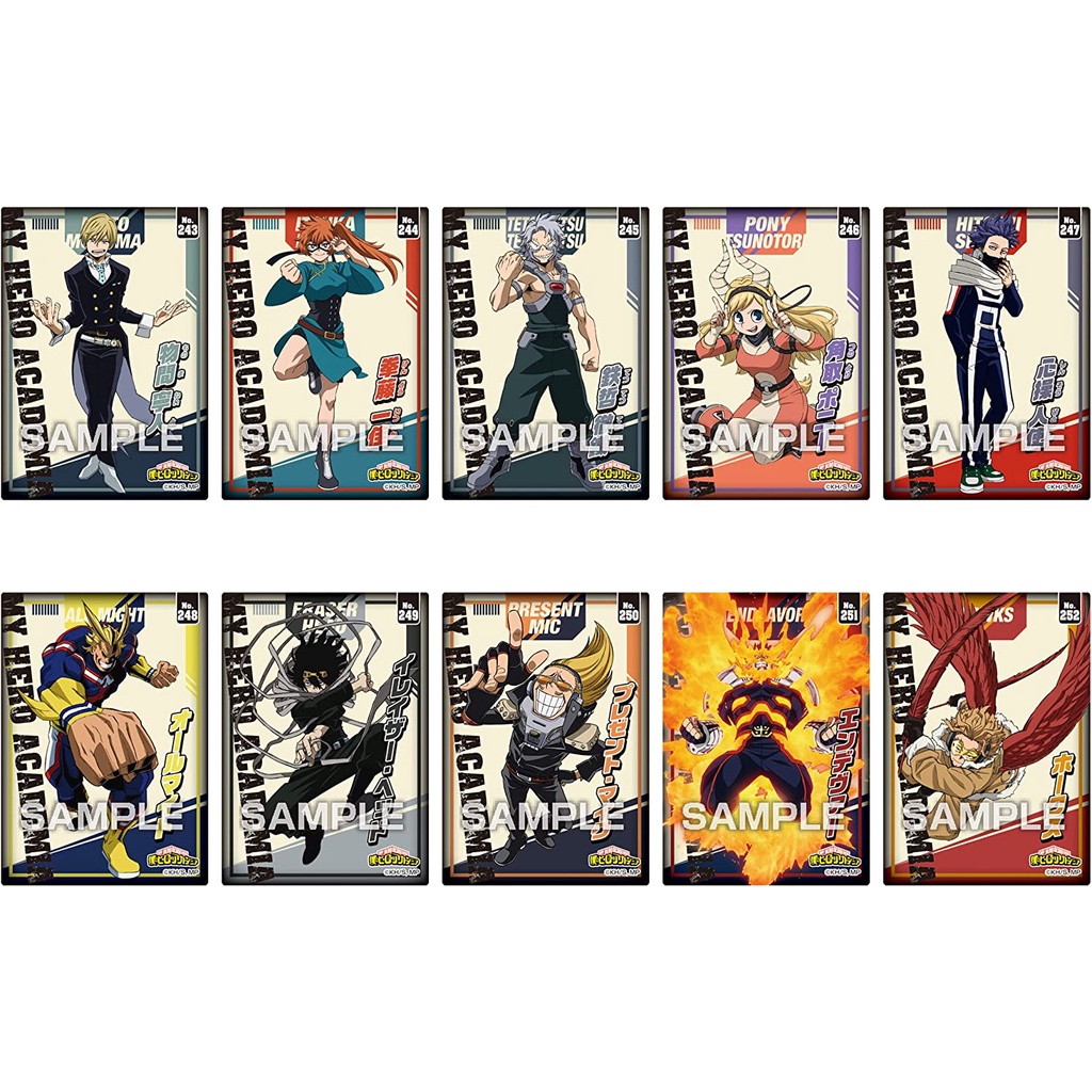 Gói Thẻ Nhân Phẩm Boku No Hero Academia Clear Card Vol 5