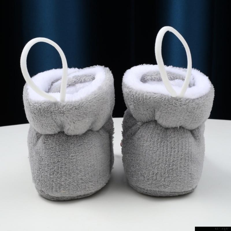 Giày bốt lót lông dễ thương cho bé từ 0-18 tháng tuổi