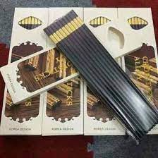 Bộ 10 đôi đũa hợp kim mạ vàng (có hộp đựng)