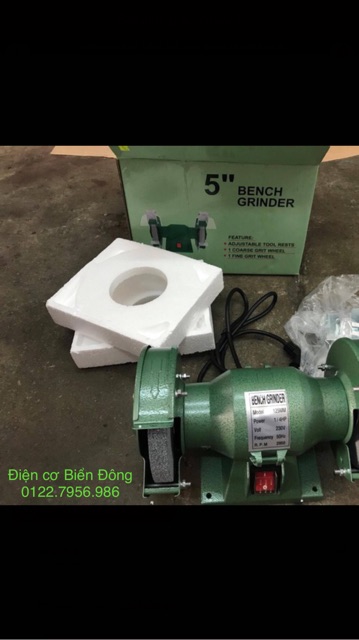 Máy mài hai đá ♥️ FREESHIP ♥️ MÁY MÀI HAI ĐÁ BENCH GRINDER CHUYÊN MÀI SẮT, GỖ, KÉO PHÁ ĐÁ, KIM LOẠI.