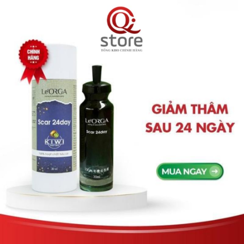 Serum Hết Thâm Le'Orga - Scar 24day Tinh Chất Mờ Thâm Nám Huyết Thanh Liền Sẹo Tái Tạo Trắng Da 30ml