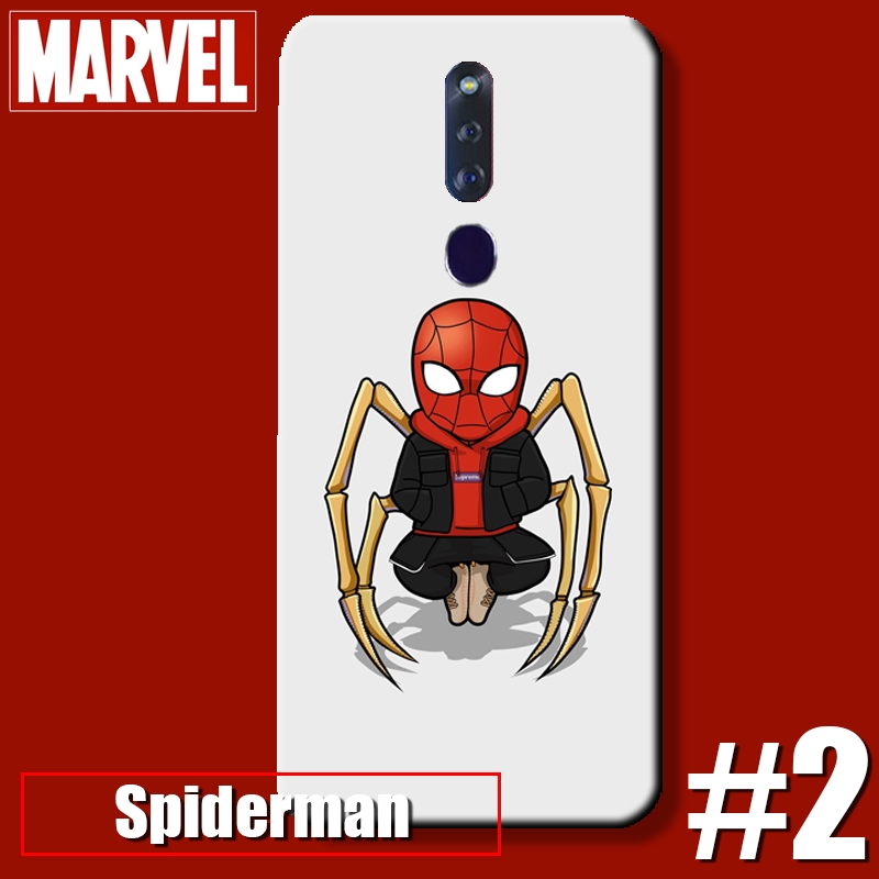 Ốp lưng case OPPO F11 PRO F9 RENO 10X ZOOM Realme3 Realme X 3 PRO C2 A1KCartoon lovely The Avengers Spiderman iron Man