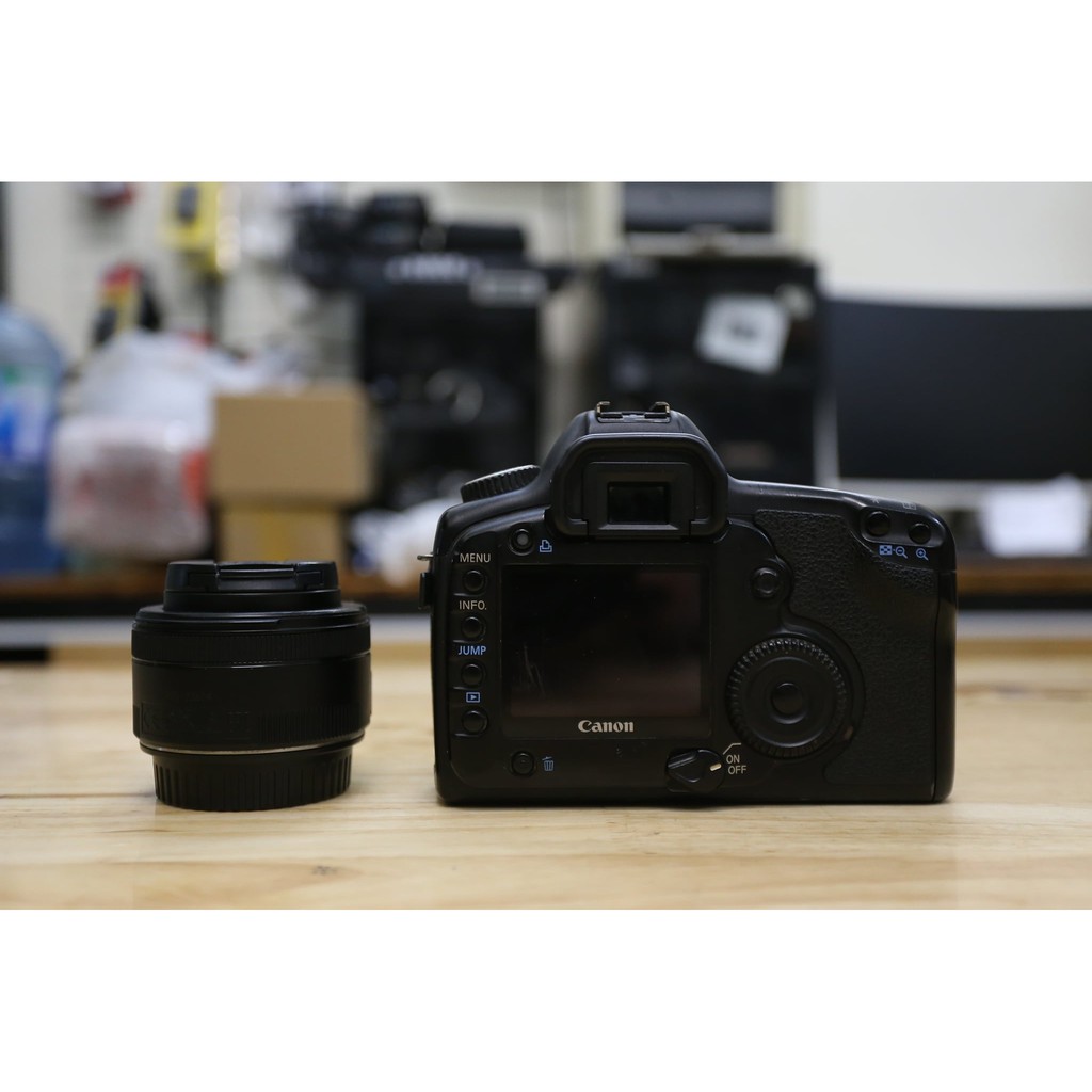 Máy ảnh CANON EOS 5D mark I + lens EF 50mm 1.8