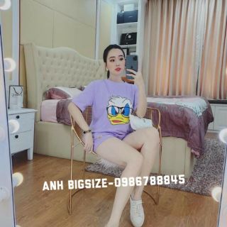 {Mặc là xinh} Bộ bigsize vịt kute 50-70kg