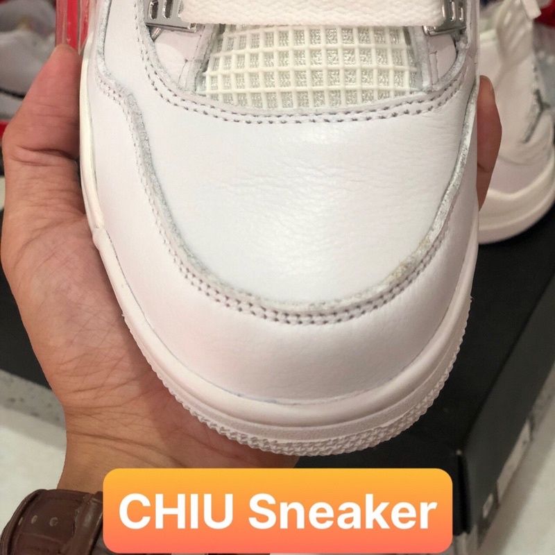 Giày Sneaker nam nữ Air Jordan 4 retro All White Full trắng cao cấp giày thể thao Jordan 4 Full trắng