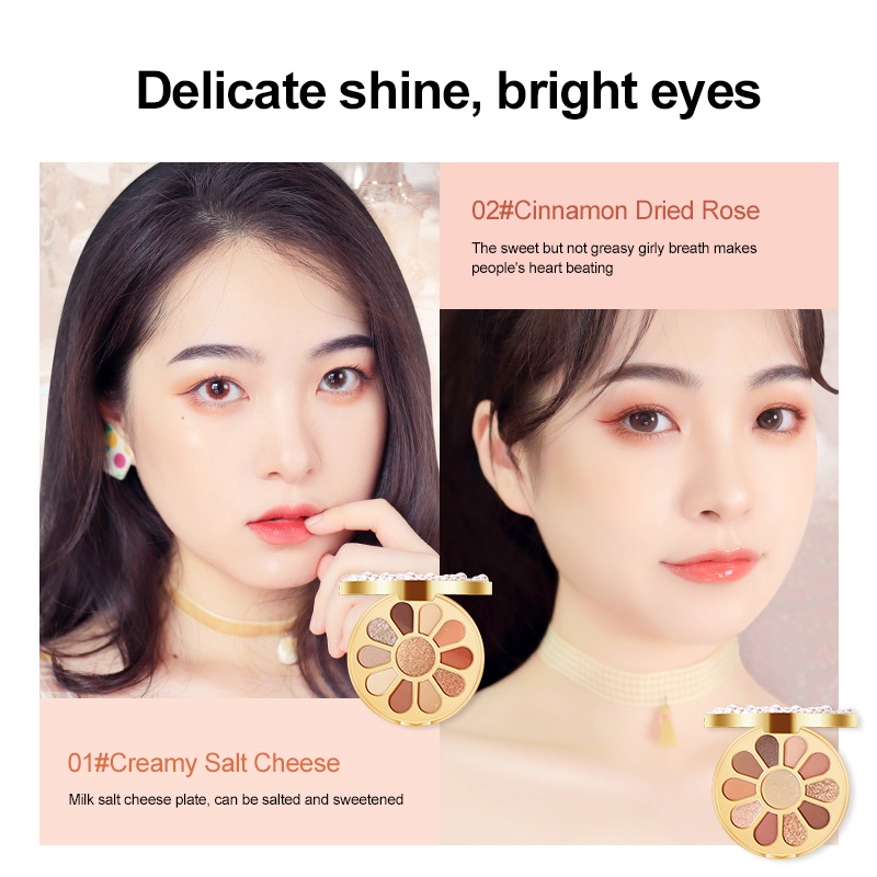 Bảng Phấn Mắt 11 Màu Sắc Hiệu Ứng Lì/ Ánh Nhũ Thời Trang MKE | BigBuy360 - bigbuy360.vn