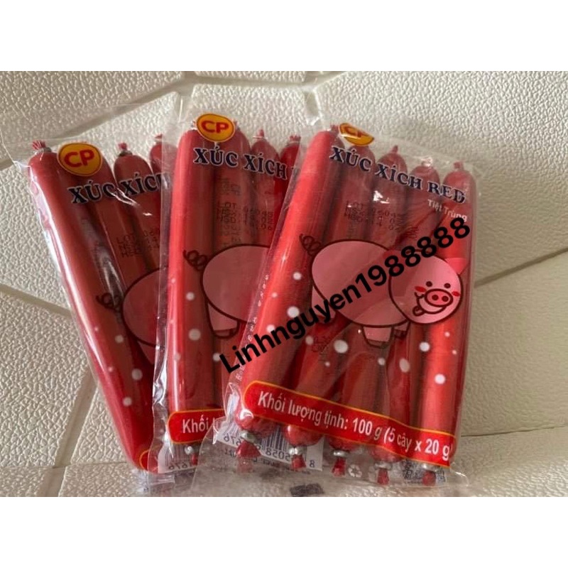 Xúc Xích Ăn Liền Red CP Tiệt Trùng Gói 100g