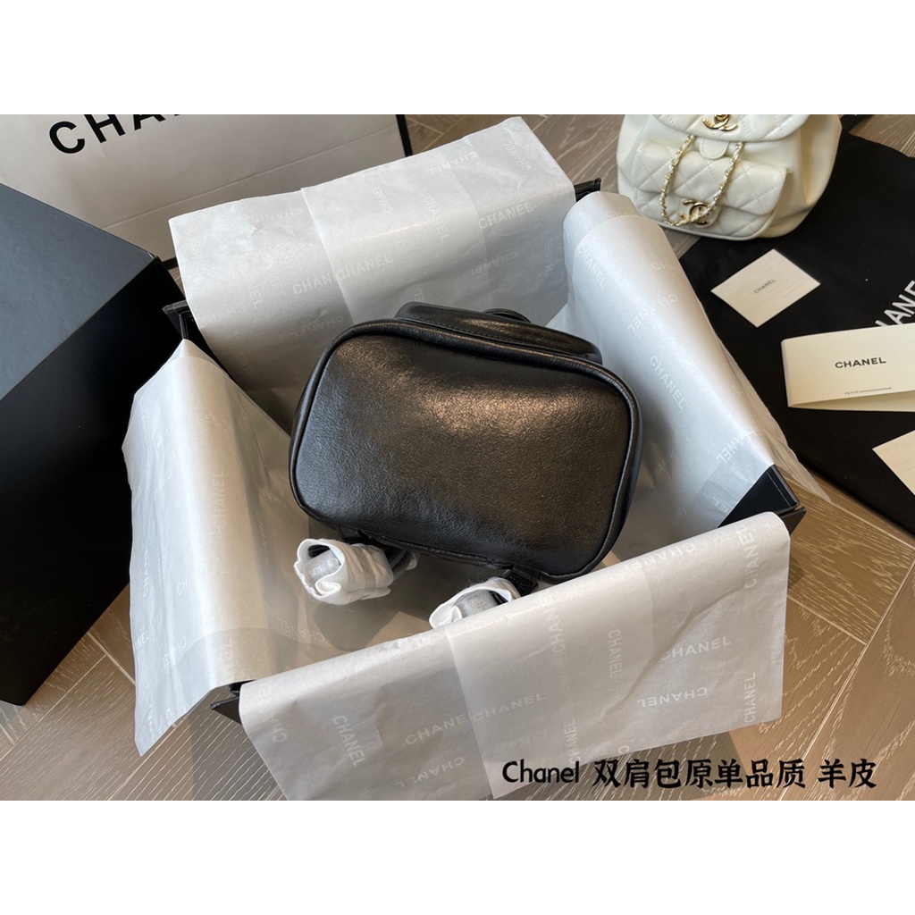 Balo nữ da thật Channel cao cấp,kiểu dáng trẻ trung, hiện đại