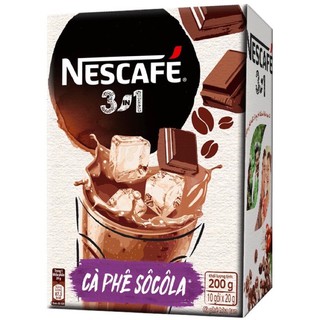 Cà phê Nescafe Socola 3in1 hộp 10 gói siêu rẻ