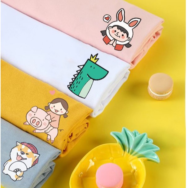 [Hàng Xịn, Gía Tốt] Áo Phông Thun Mèo Trái Cam Mini Nam Nữ - Unisex - Cotton - Mã AT016