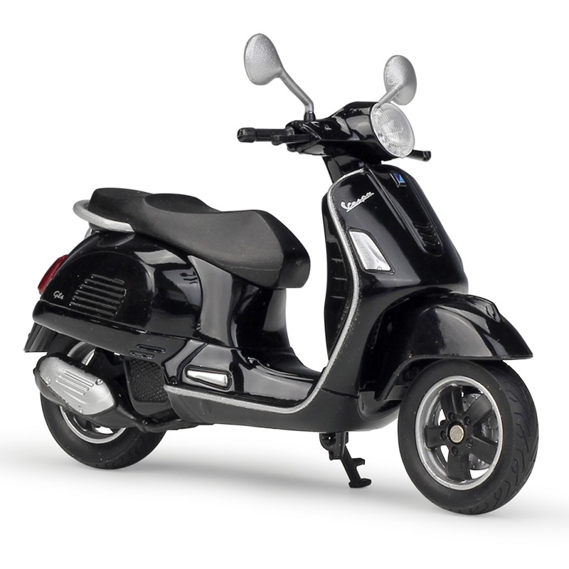 Willie WELLY VELLY VESPA GTS 125CC  Hợp Kim Được Ủy Quyền Xe Máy Mô Hình 1: 18 Xe Tay Ga Retro Thời Gian Cừu Nhỏ Bộ Sưu Tập Trang Trí