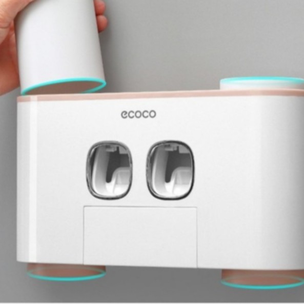 Bộ Nhả Kem Đánh Răng Ecoco - Tặng Kèm 4 Cốc Nhựa