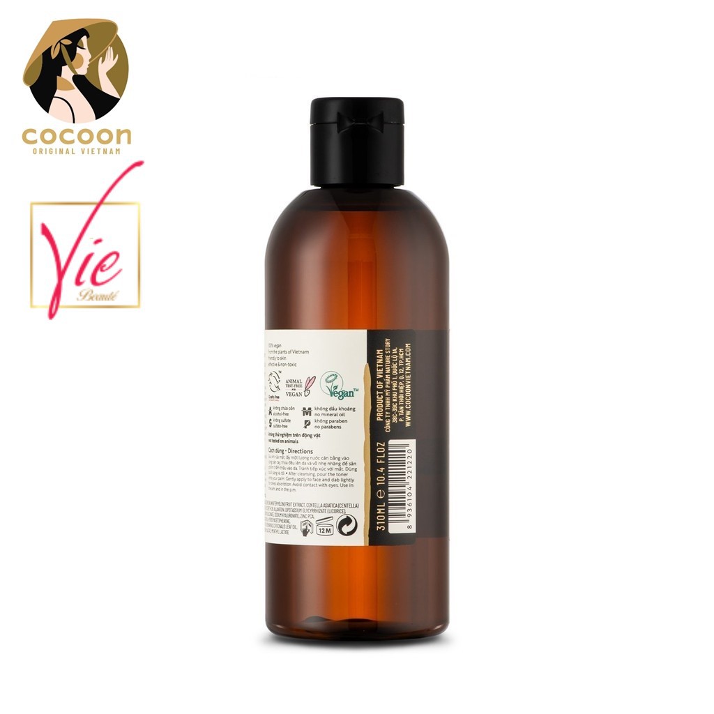 Nước Cân Bằng Cocoon Bí Đao - Winter Melon Toner Cân Bằng Độ pH, Giảm Dầu & Mụn Ẩn | BigBuy360 - bigbuy360.vn