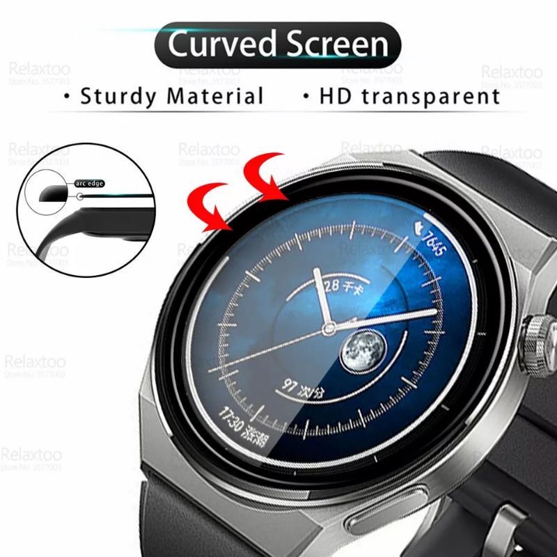 Huawei GT3 PRO 46mm - Miếng dán cường lực 3D chống trầy màn hình dành cho Huawei GT3 Pro 46mm