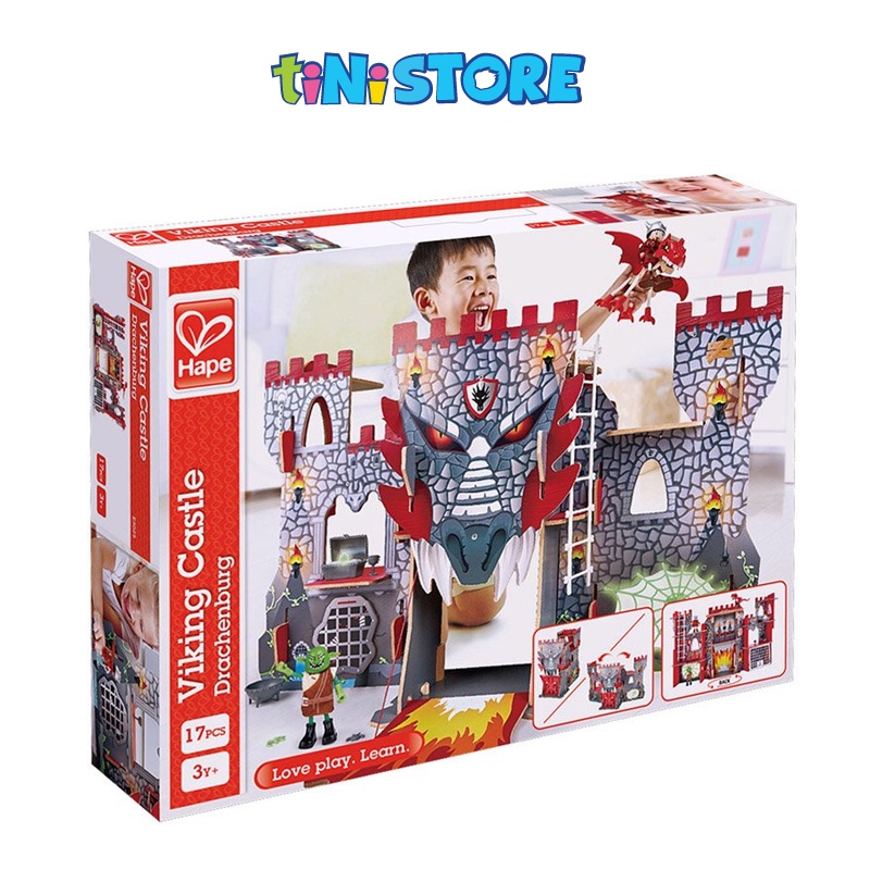 tiNiStore-Bộ đồ chơi hape thành trì Viking TINITOY E3025A