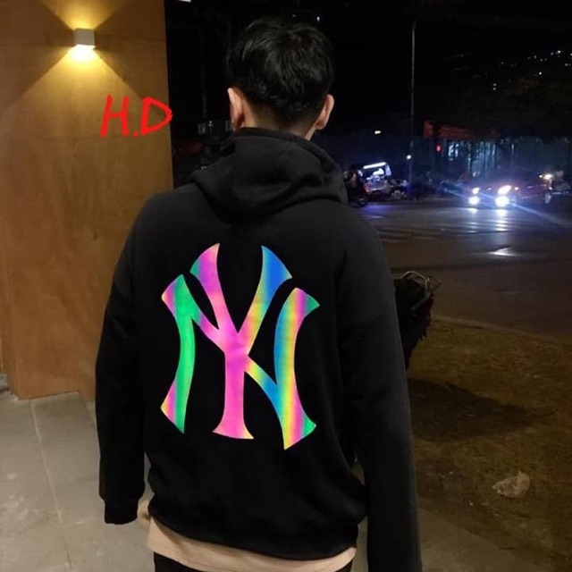 [FREESHIP ĐƠN TỪ 50K] Áo hoodie phản quang NY HDA1119