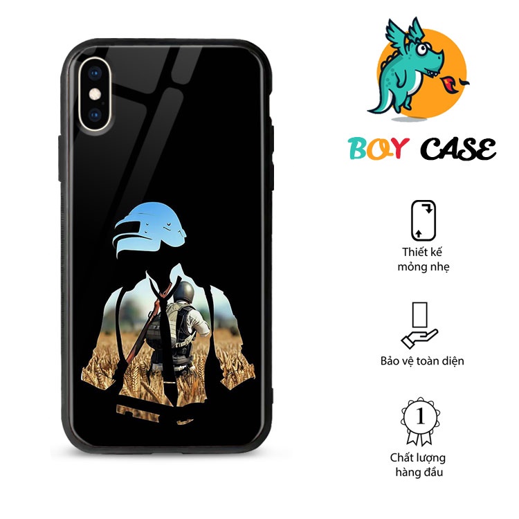 Ốp Đẹp Xs Max Hình PUBG BOYCASE Ip 6-/6S/6-/6S/Plus/7-/8/Plus/X/-/Xs/Max/11/11/Pro/Max