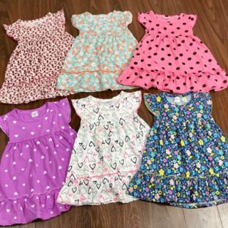 Combo 3 váy cotton hè cho bé gái