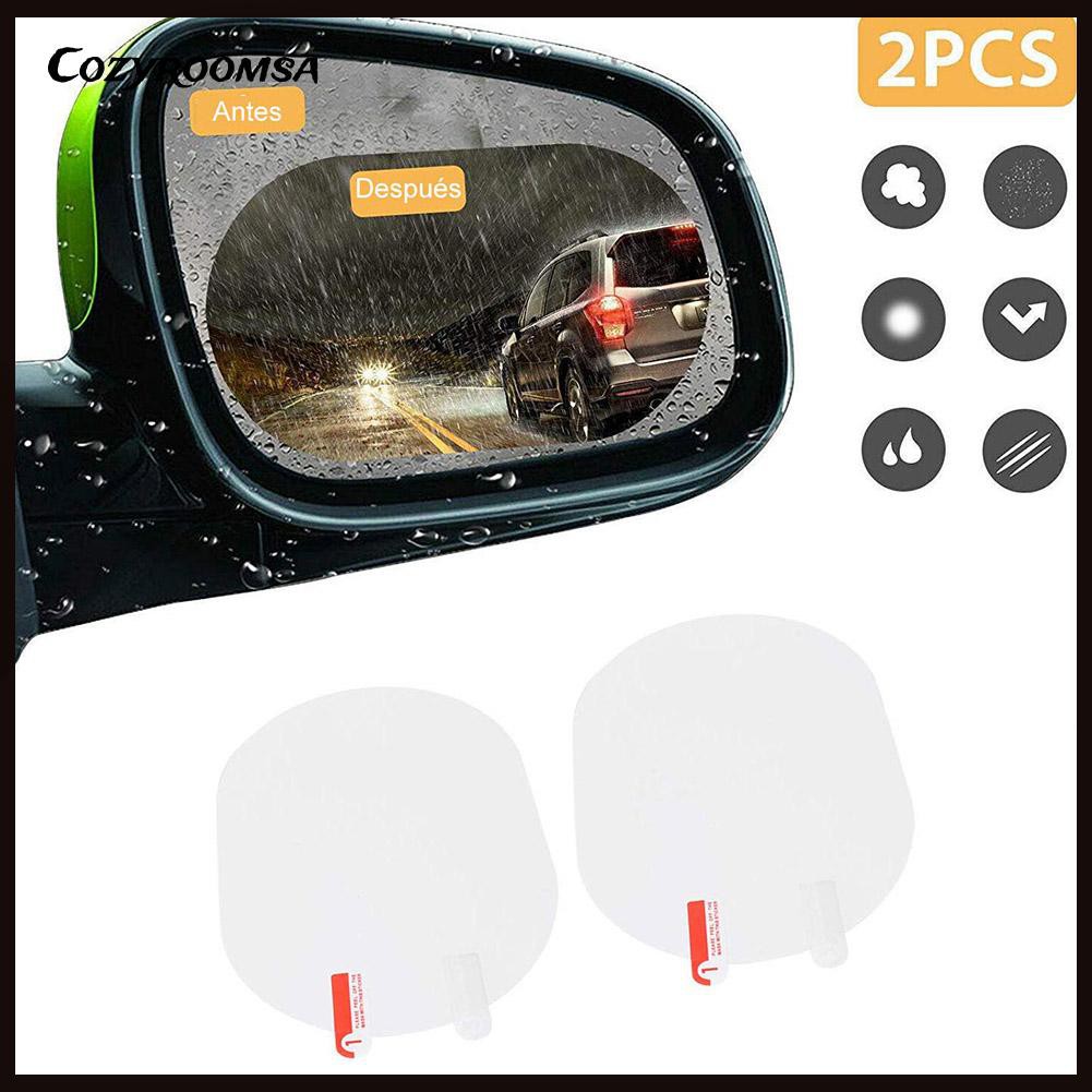 Set 2 miếng dán kính chiếu hậu chống thấm nước tiện dụng cho xe hơi