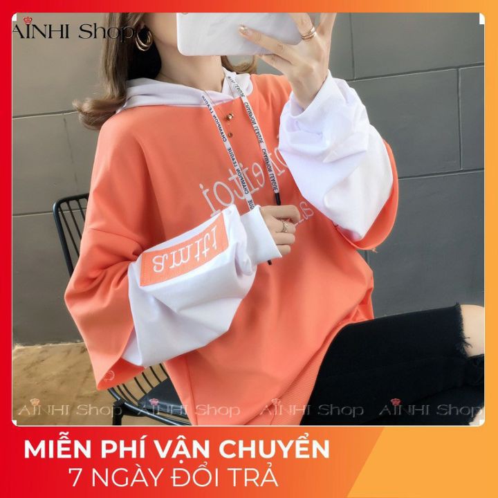 Áo Hoodie Nữ ❤️Freeship❤️ Áo Khoác Hoodie (In Chữ SMITI Siêu Đẹp Cá Tính) Vải Nỉ Nhiều Màu Cute