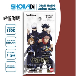 Chú thuật hồi chiến, Jujutsu Kaisen BANDAI, Thẻ sưu tầm nhân vật Metallic, 1 gói/2 thẻ nhân vật