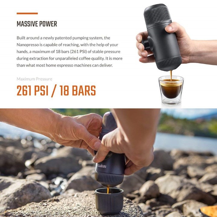 Bình Pha Cà Phê Espresso Đa Năng Wacaco Nanopresso - Dụng Cụ Pha Cafe Cầm Tay