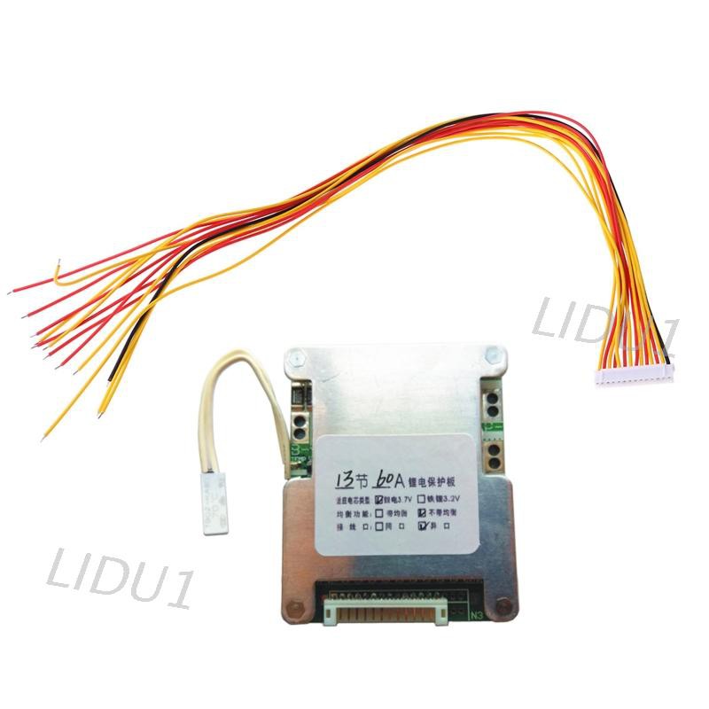 Bảng Mạch Cân Bằng Pin Li-Ion Bms Pcb 13s 48v 60a