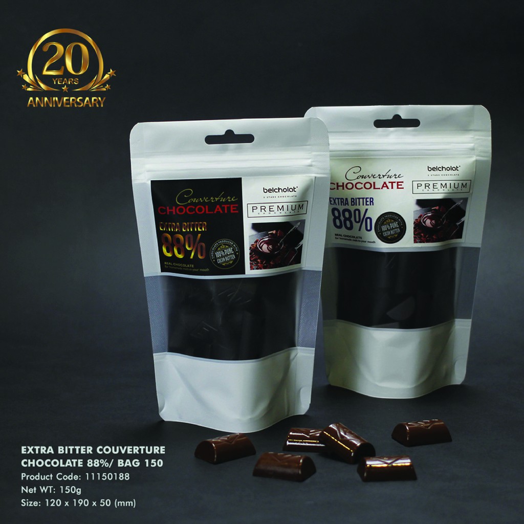 Extra Bitter Couverture Chocolate 88%/150g