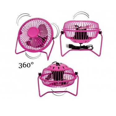 Quạt USB lồng sắt mini để bàn - giao màu ngẫu nhiên | BigBuy360 - bigbuy360.vn