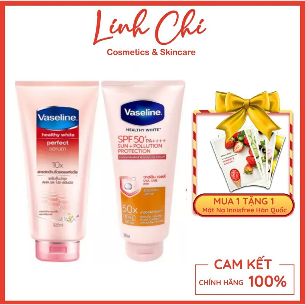 Dưỡng Thể Vaseline Healthy White 10x - 50x Nội Địa Thái Lan