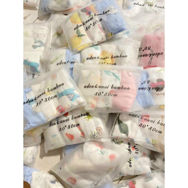 Set 3 Khăn Sữa Sợi Tre Aden Cho Bé