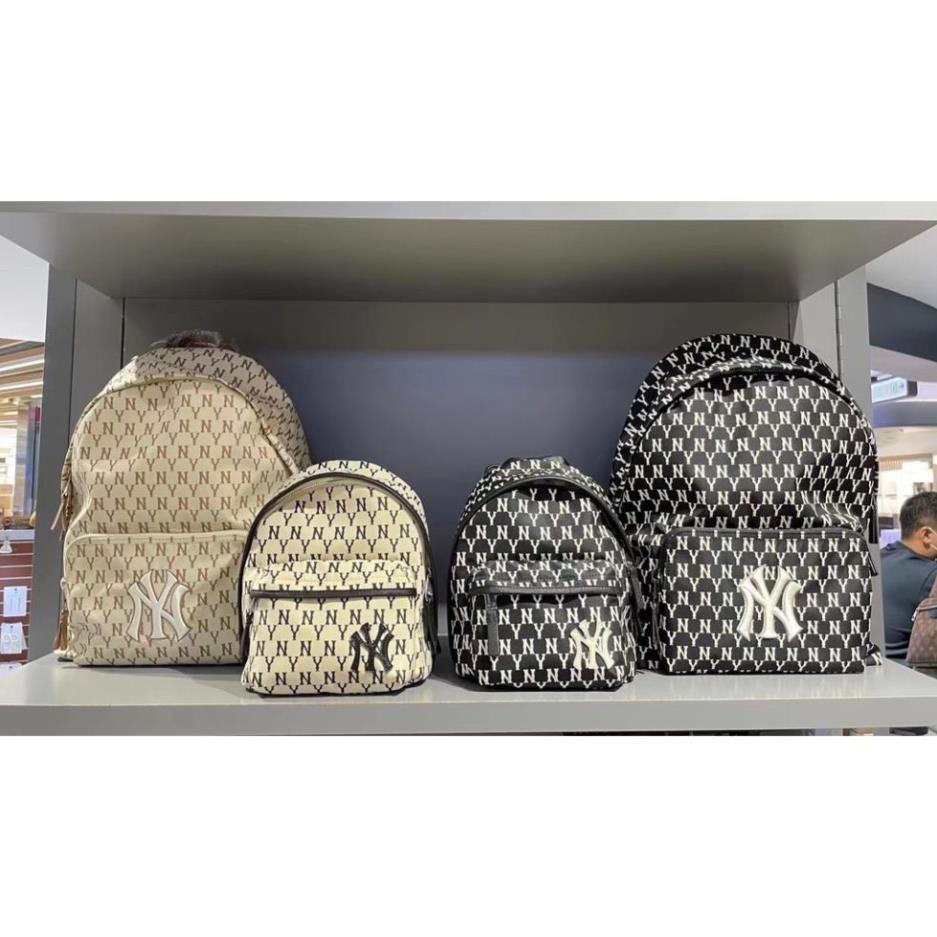 Balo MLB NY Monogram Backpack Tiếu Chuẩn Hàn Quốc Full Tag Code
