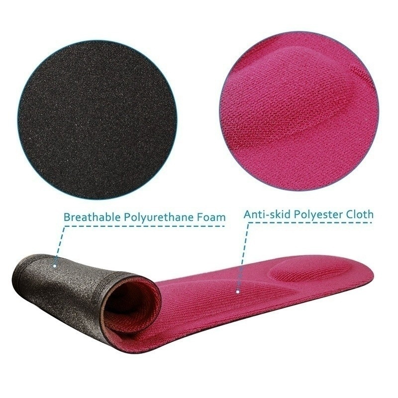 Miếng Lót Giày 4D Bằng Cao Su Non Hỗ Trợ Massage Chân Hỗ Trợ Giảm Đau Bàn Chân