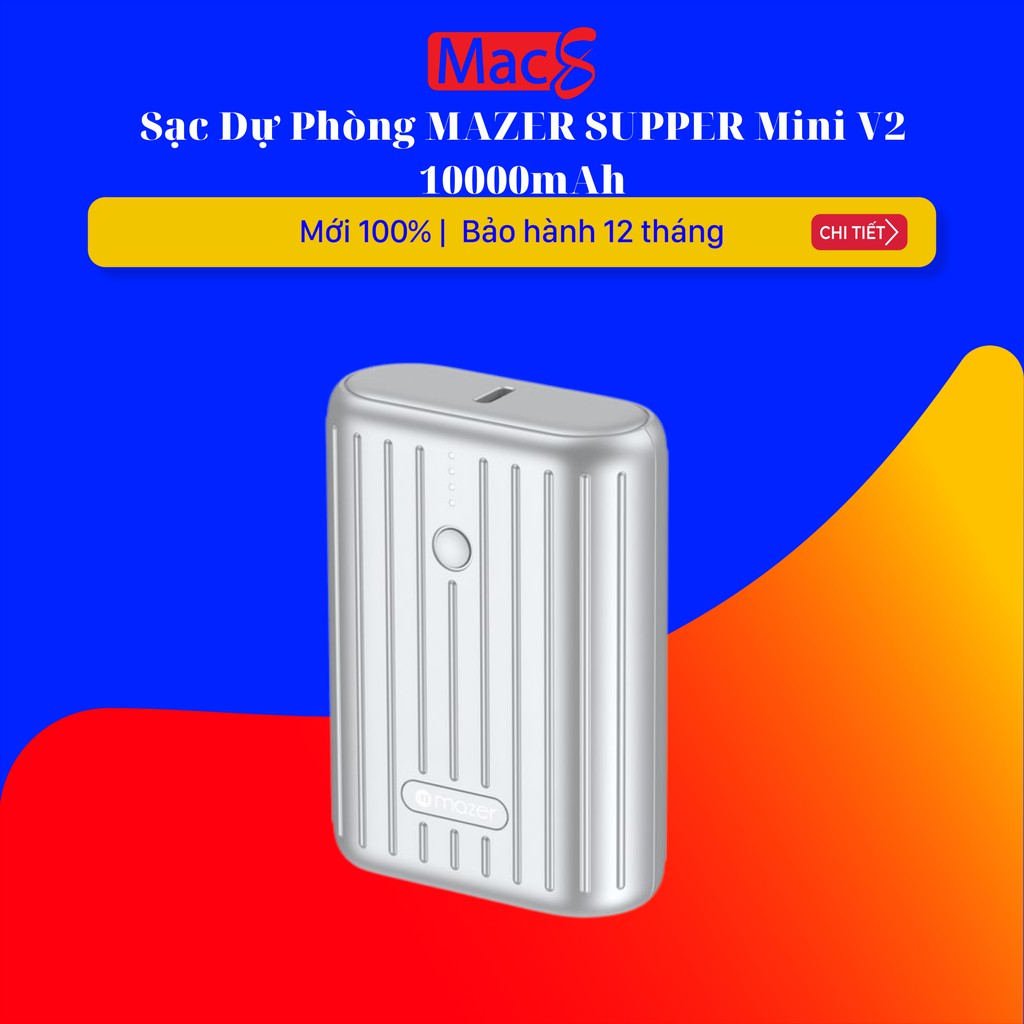 Sạc Dự Phòng MAZER SUPPER Mini V2 10000mAh