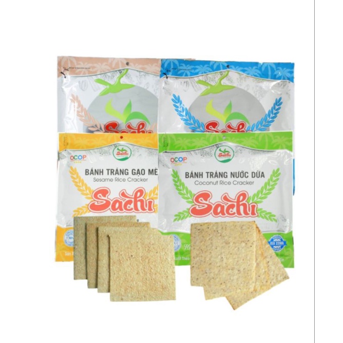Bánh Tráng Sachi nướng sẵn 5 vị lựa chọn