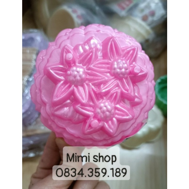 Khuôn xôi, thạch, bánh trung thu hoa Ngọc Lan 9cm khuôn liền/kèm ảnh thật
