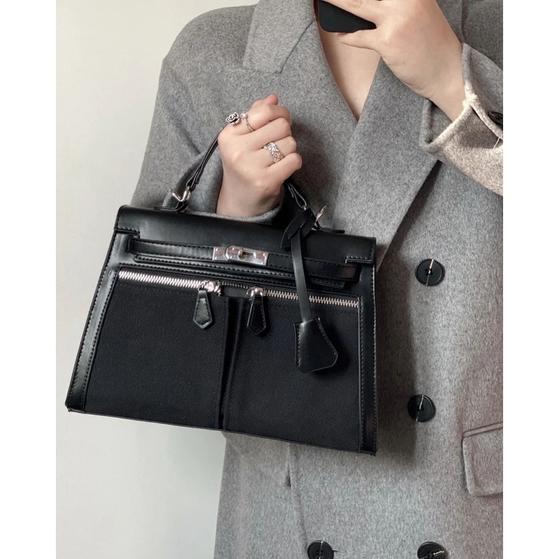 KYLIE Túi Đeo Chéo mini Bằng Vải Bạt Thời Trang 2022 Mới Mẻ Cho NữGYLXB610