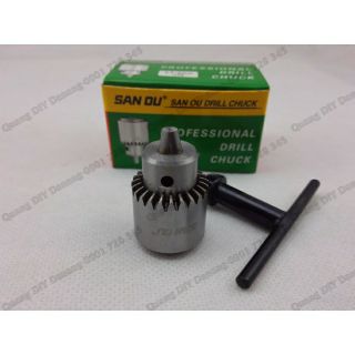 [Quang DIY Da Nang] Drill chuck B12- măng ranh B12 - đầu kẹp mũi khoan b12 dụng cụ sáng tạo