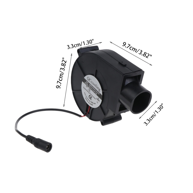 Quạt Thổi Than Nướng Thịt BBQ Bằng Kim Loại DC 12V 100-240V 97
